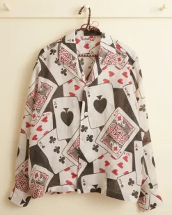 Shirts<BODE Ace Of Spades Long Sleeve Shirt Black/Multli