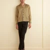 Shirts<BODE Alumni Stripe Long Sleeve Shirt Yellow