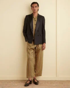 Suiting<BODE Alumni Stripe Pajama Pants Yellow