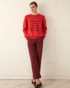 Knitwear<BODE Another Beer Sweater - Orange Red