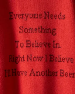 Knitwear<BODE Another Beer Sweater - Orange Red