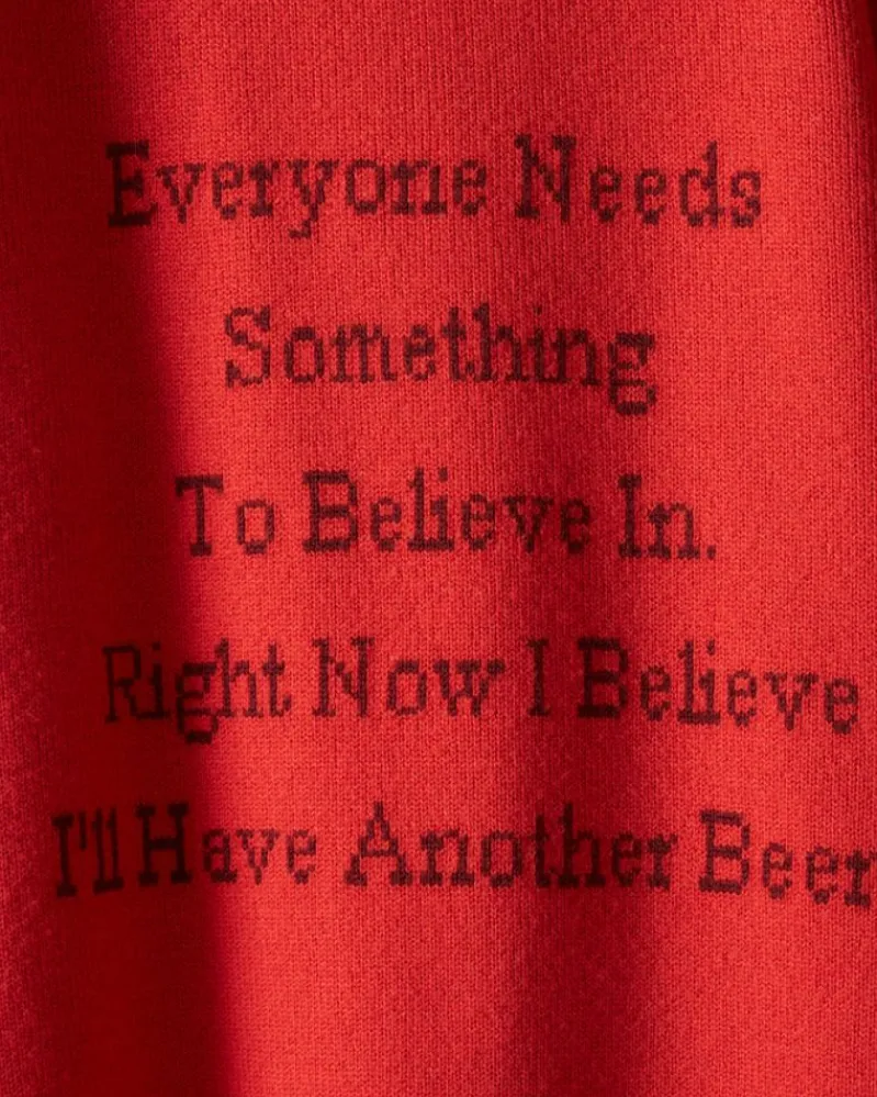 Knitwear<BODE Another Beer Sweater - Orange Red