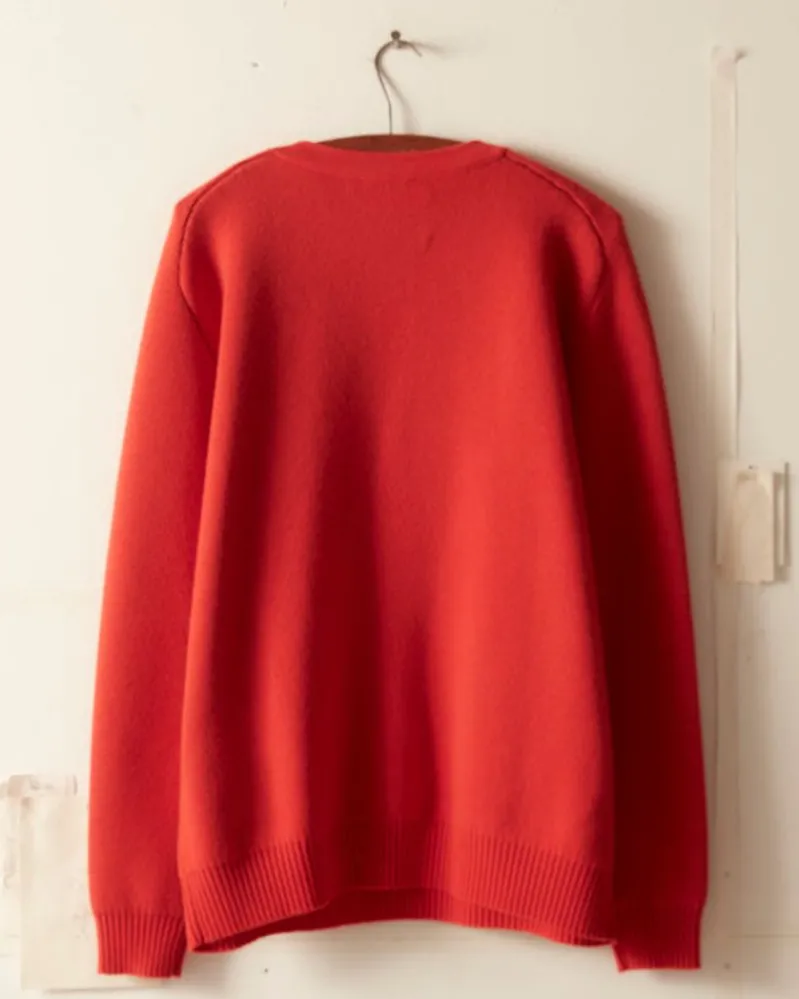 Knitwear<BODE Another Beer Sweater - Orange Red