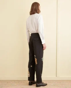 Suiting<BODE Arbane Tuxedo Trousers Black