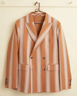 Outerwear<BODE Awning Stripe Double-Breasted Suit Jacket Multi