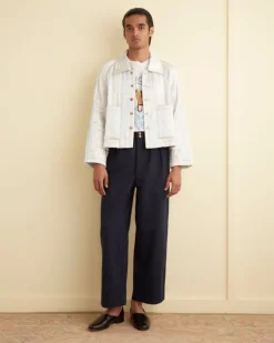 Outerwear<BODE Banker Stripe Jacket White