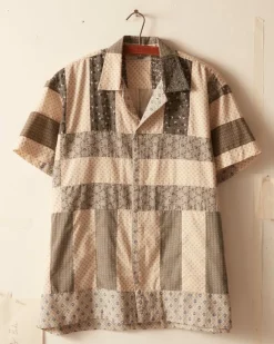 Shirts<BODE Bar Quilt Short Sleeve Shirt