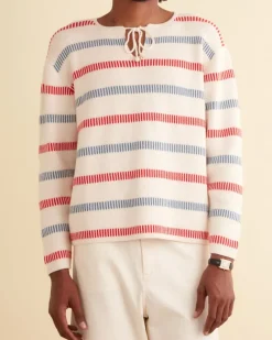 Knitwear<BODE Bay Stripe Sweater Cream/Multi