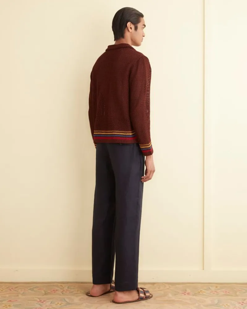 Knitwear<BODE Bayberry Multi Overshirt Brown