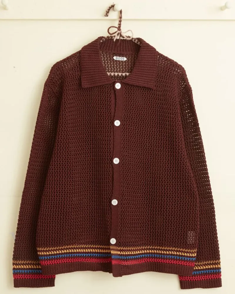 Knitwear<BODE Bayberry Multi Overshirt Brown