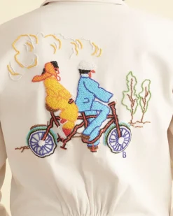 Outerwear<BODE Beaded Bicycle Jacket Ecru/Multi