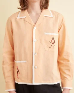 Shirts<BODE Beaded Blackjack Long Sleeve Shirt Sherbet