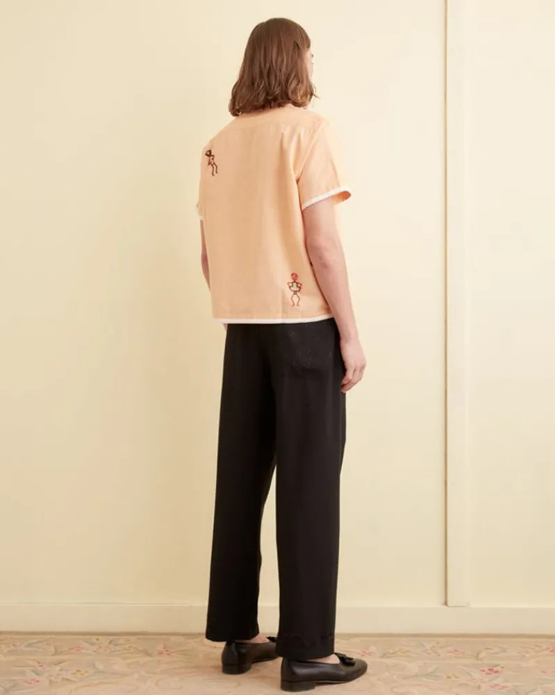 Shirts<BODE Beaded Blackjack Short Sleeve Shirt Sherbet