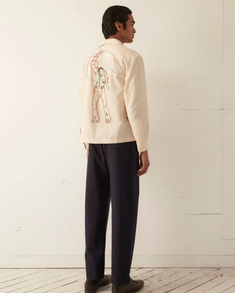 Shirts<BODE Beaded Buckaroo Long Sleeve Shirt