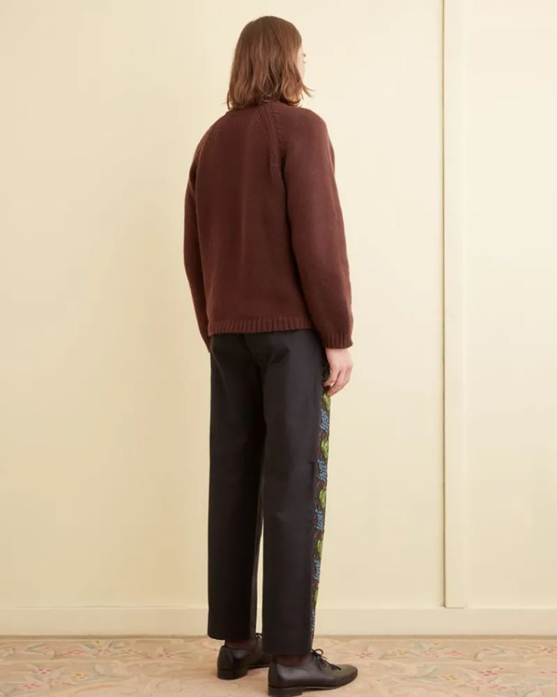 Trousers & Pants<BODE Beaded Concord Trousers Black