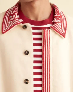 Outerwear<BODE Beaded Flora Jacket Cream