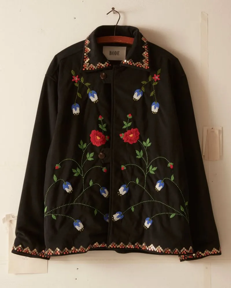 Outerwear<BODE Beaded Garden Vine Jacket