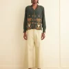 Shirts<BODE Beaded Paddock Sampler Long Sleeve Shirt Green/Multi
