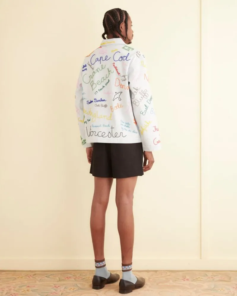Outerwear<BODE Beaded Seashore Jacket Blue/Multi