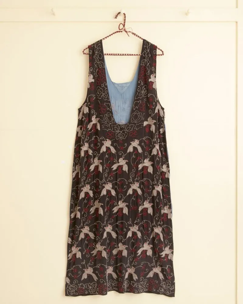 Dresses<BODE Beaded Tropicbird Duo Dress Blue/Multi
