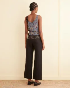 Tops<BODE Beaded Tropicbird Tank Blue/Multi