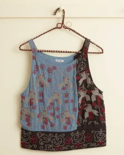 Tops<BODE Beaded Tropicbird Tank Blue/Multi