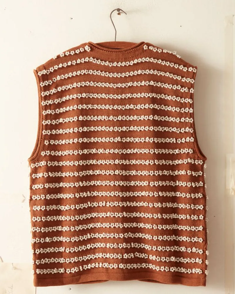 Knitwear<BODE Beaded Vest Brown