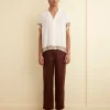 Shirts<BODE Beaded Wheat Flower Short Sleeve Shirt White