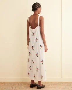Dresses<BODE Beaded Wildflower Gown White/Multi