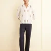 Shirts<BODE Beaded Wildflower Long Sleeve Shirt White/Multi