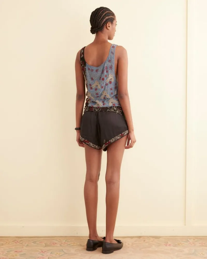 Shorts<BODE Beaded Yarrow Shorts Black
