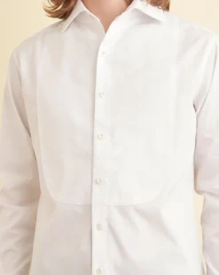 Suiting<BODE Bib Tuxedo Shirt White