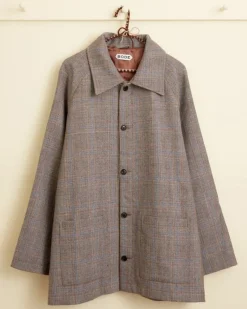 Outerwear<BODE Birdseed Check Jacket - L Brown
