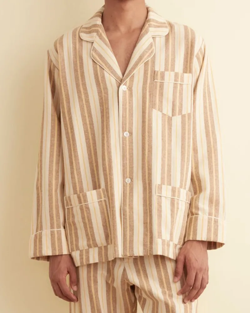 Shirts<BODE Blonde Stripe Overshirt Yellow