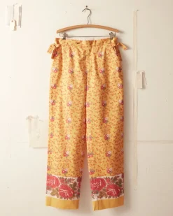 Trousers & Pants<BODE Blooming Border Trousers Yellow