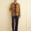 Knitwear<BODE Bold Stripe Cardigan - Brown/Gold