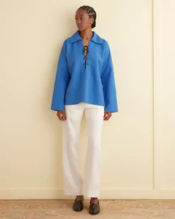 Tops<BODE Bonnie Shirt Indigo