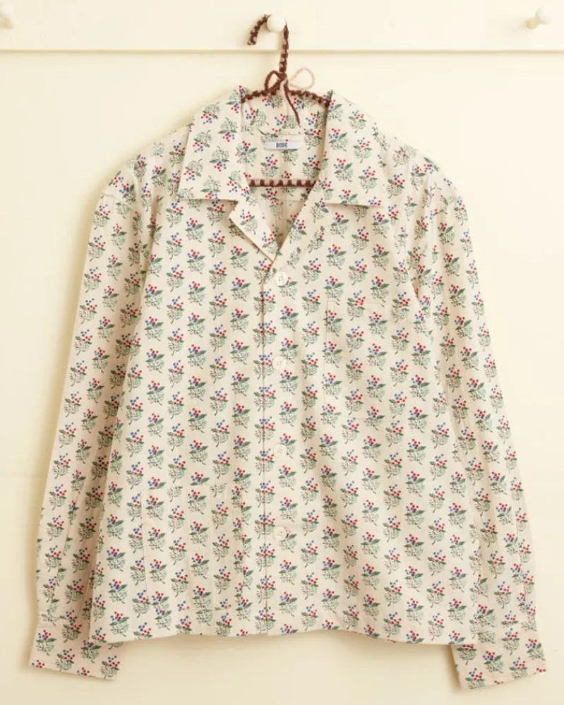 Shirts<BODE Boston Flower Long Sleeve Shirt