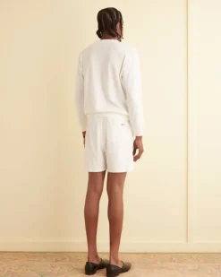 Cut & Sew<BODE Boston Terry Sweatshorts Cream
