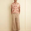 Shirts<BODE Bougainvillea Short Sleeve Shirt Pink