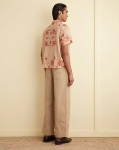 Shirts<BODE Bougainvillea Short Sleeve Shirt Pink