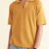 Knitwear<BODE Boxy Polo Mustard