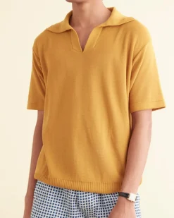 Shirts<BODE Boxy Polo Mustard