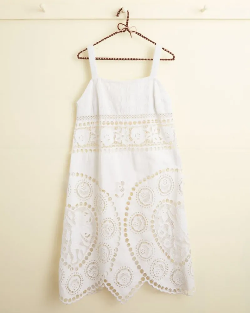 Dresses<BODE Broderie Lotus Dress - S White