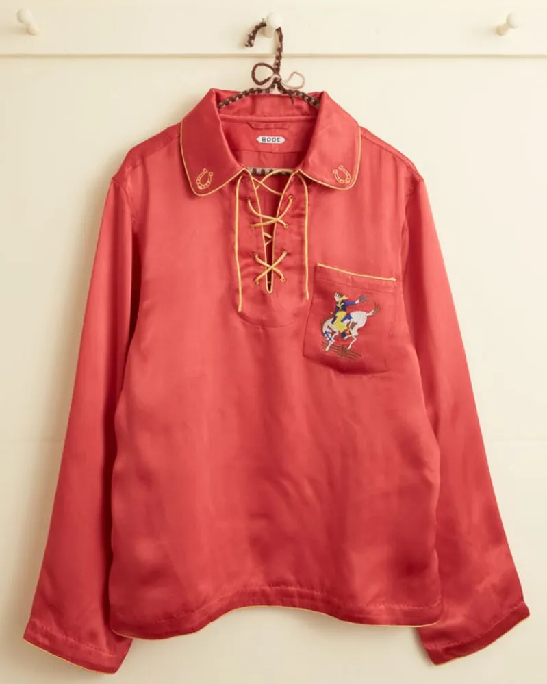 Outerwear<BODE Bronco Pullover Red/Yellow