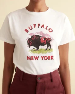 Cut And Sew<BODE Buffalo Tee Cream
