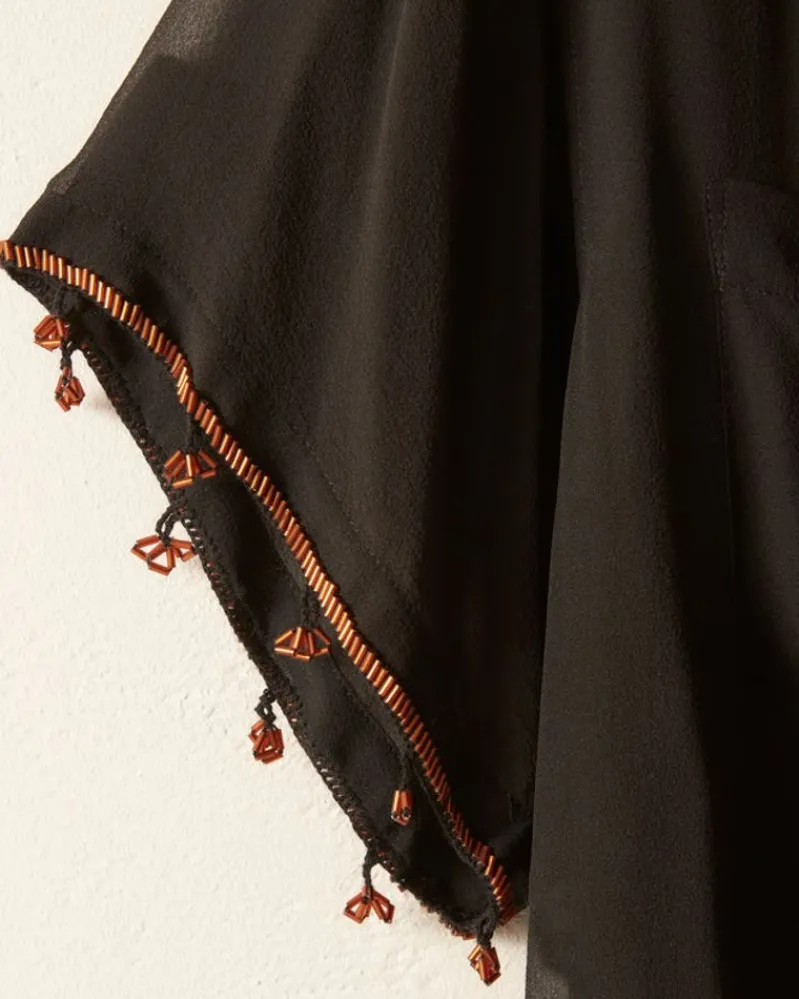 Shirts<BODE Bugle Bead Trim Short Sleeve Shirt