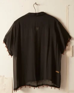 Shirts<BODE Bugle Bead Trim Short Sleeve Shirt