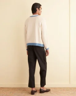 Knitwear<BODE Calico Cardigan Cream