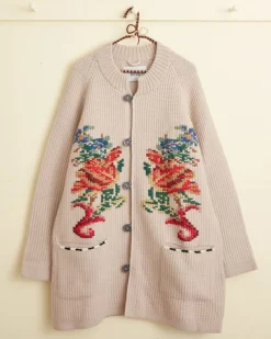Knitwear<BODE Cape Cod Cross Stitch Jacket